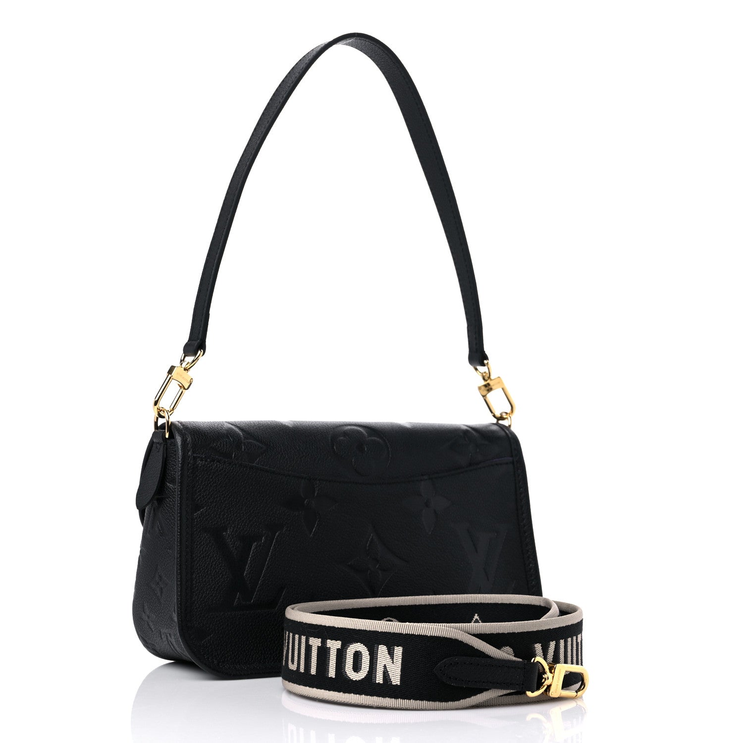 Louis Vuitton Empreinte Monogram Giant Diane Black 2 of 7