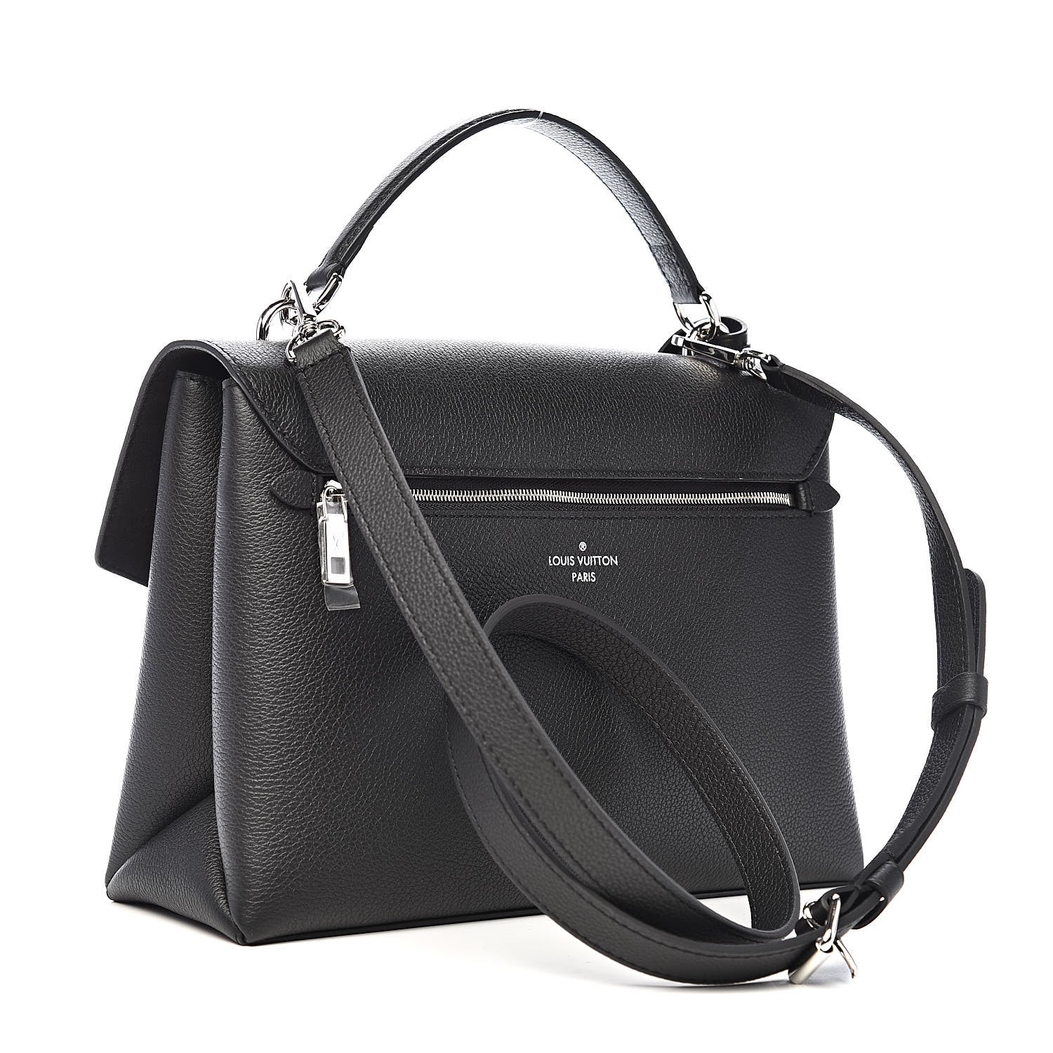 Louis Vuitton Soft Calfskin My Lockme Top Handle Black 3 of 9