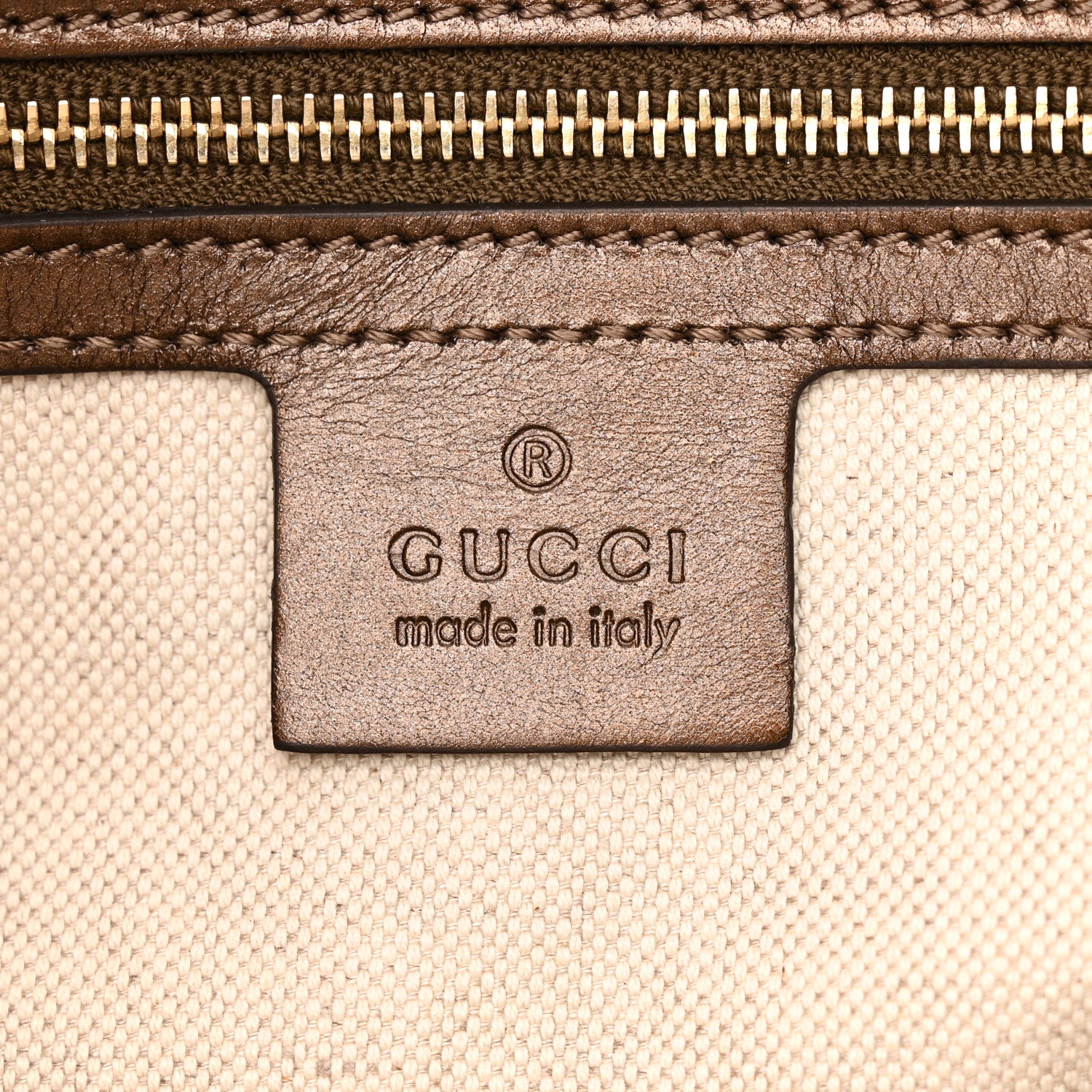 Gucci Metallic Guccissima Heart Bit Charm Dome Satchel Bronze 6 of 13