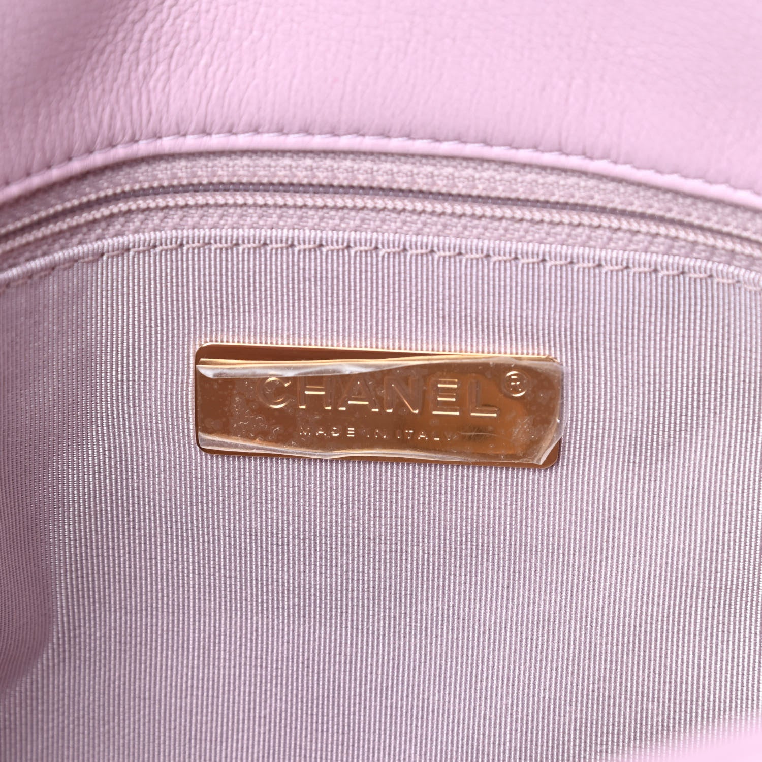 Chanel Lambskin Quilted Medium Chanel 19 Flap Light Pink 5 of 10