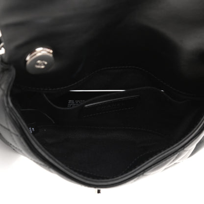 Chanel Calfskin Quilted CC Uniform Flap Belt Bag Black 5 of 13