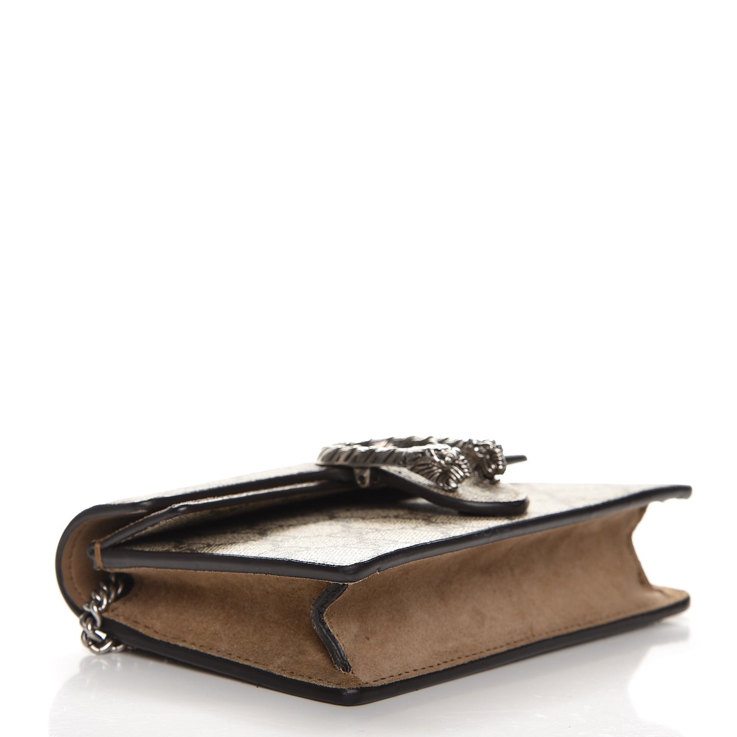 GG Supreme Monogram Super Mini Dionysus Shoulder Bag Taupe