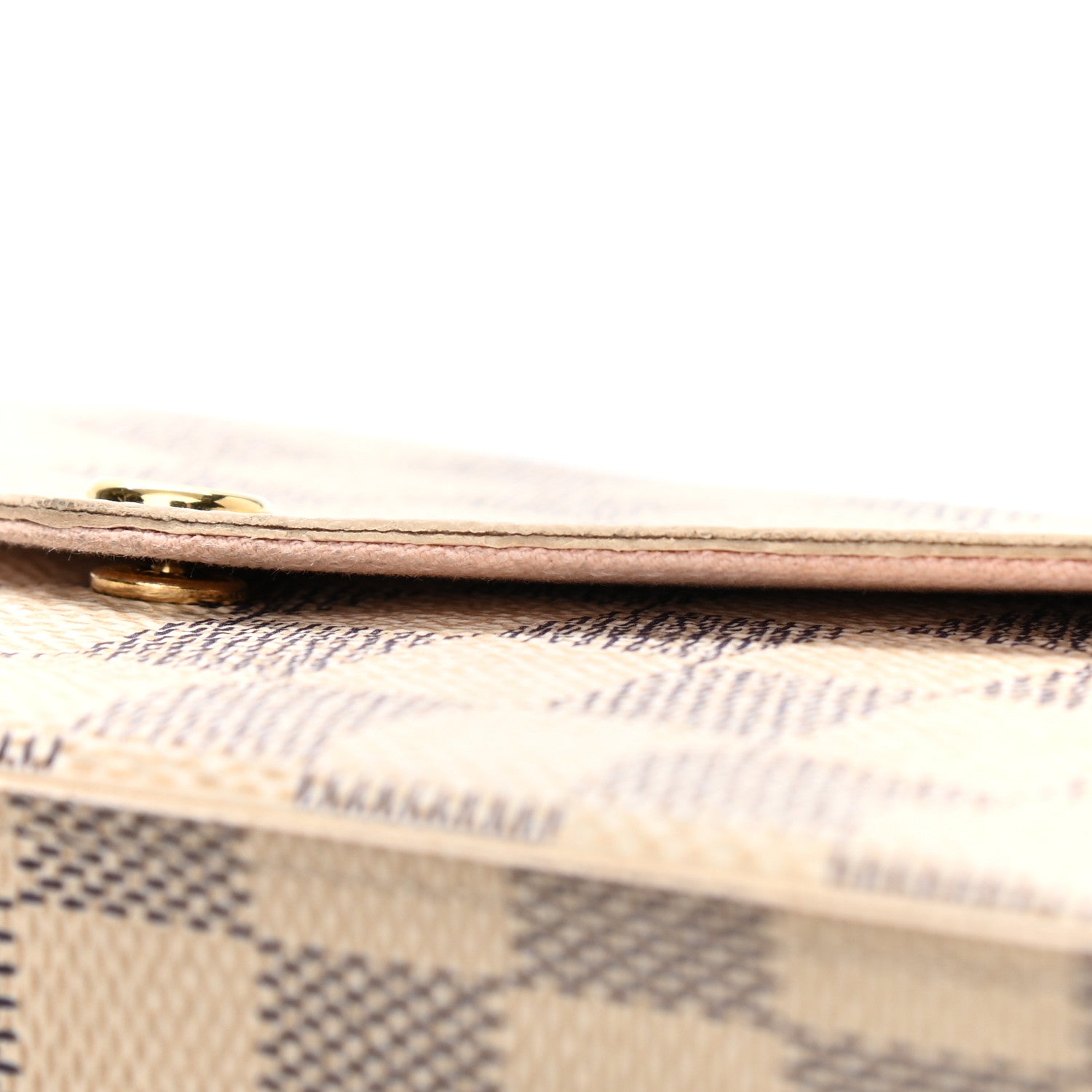 Louis Vuitton Damier Azur Pochette Felicie Chain Wallet Rose Ballerine 12 of 12