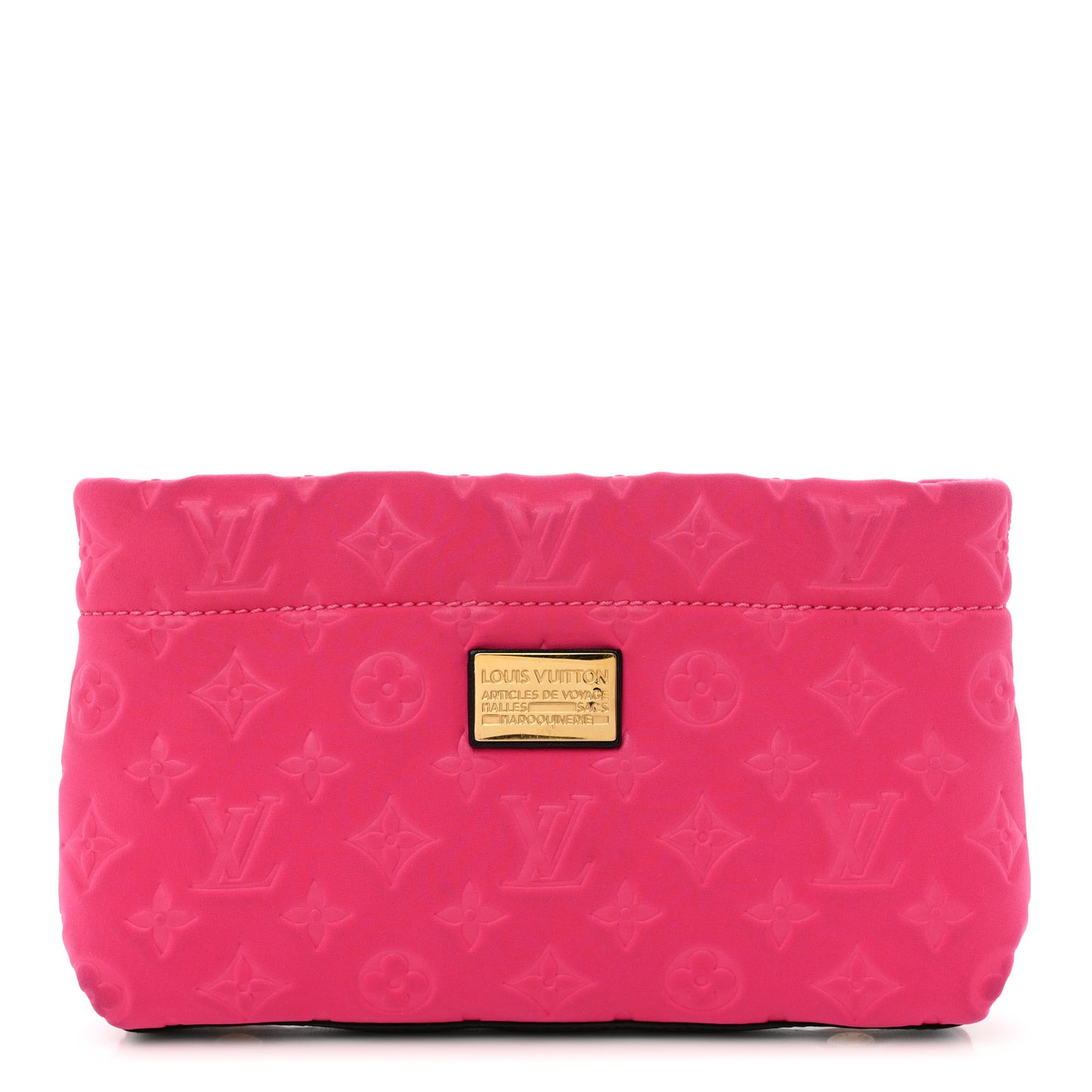 Monogram Scuba Clutch Pochette Fuchsia
