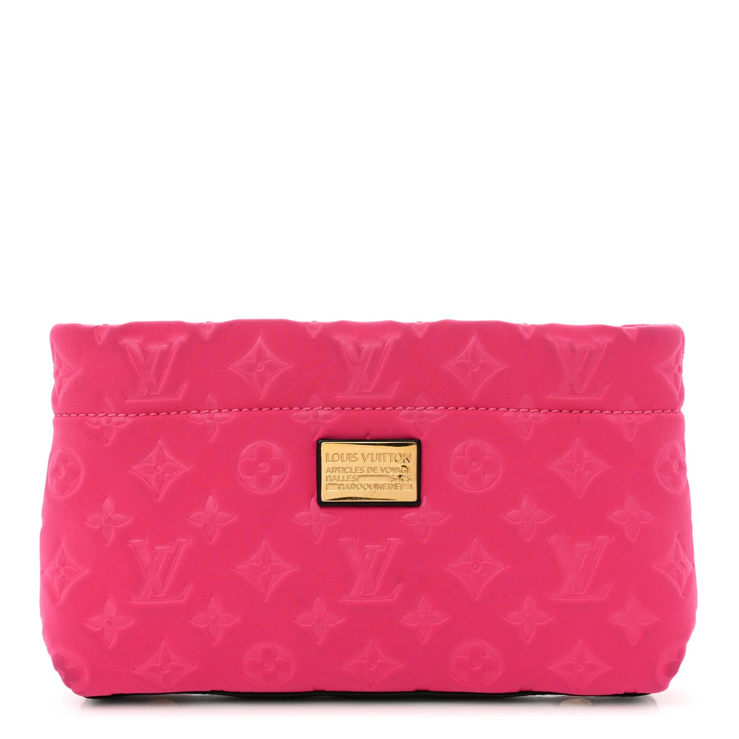 Louis Vuitton Monogram Scuba Clutch Pochette Fuchsia 1 of 8