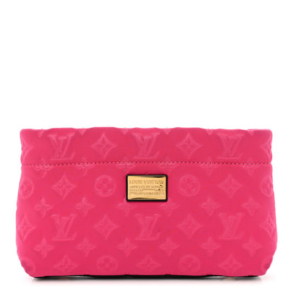 Louis Vuitton Monogram Scuba Clutch Pochette Fuchsia 1 of 8