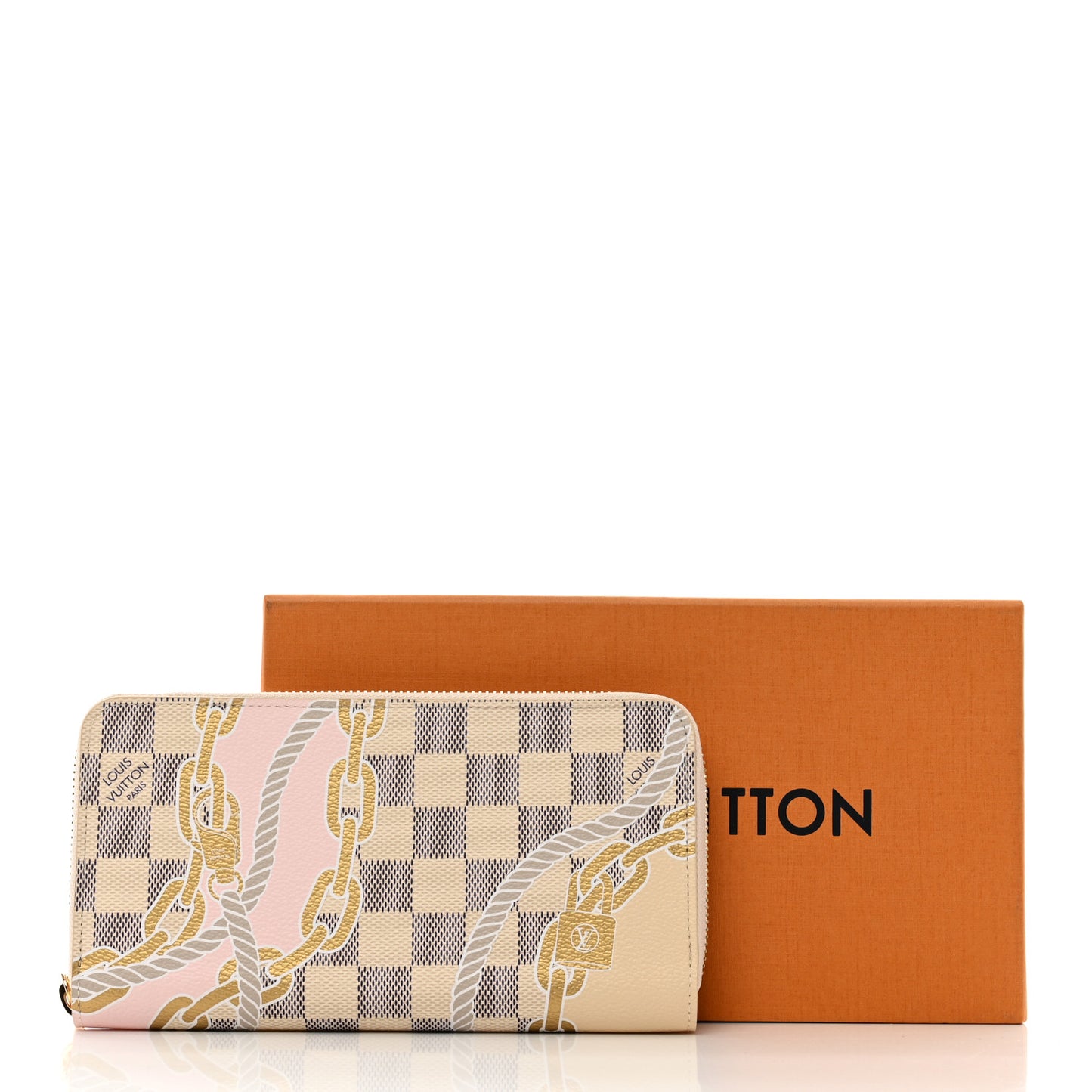 Damier Azur Nautical Zippy Wallet Gold