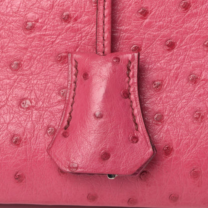 Hermes Ostrich Birkin 35 Fuchsia 35 of 43