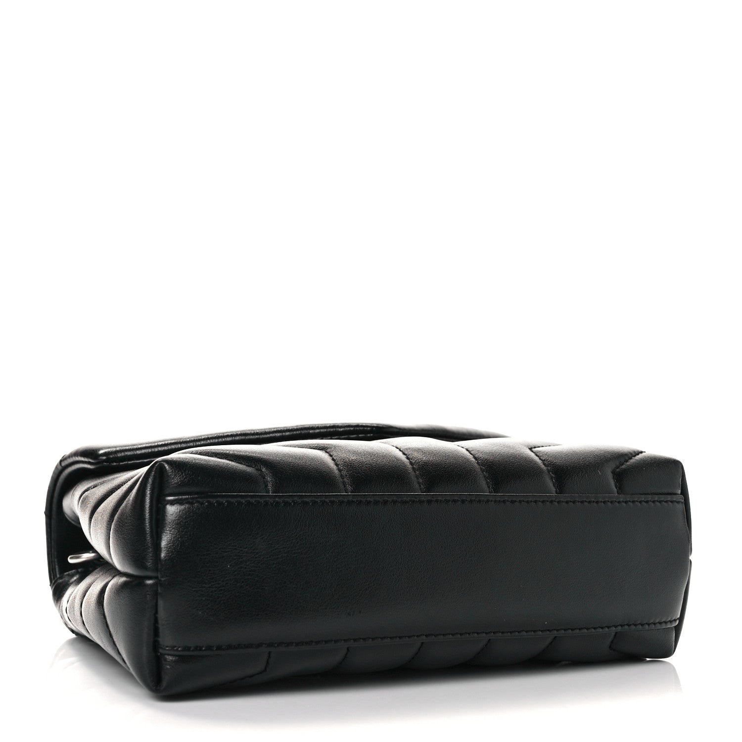 Saint Laurent Calfskin Y Quilted Monogram Toy Loulou Crossbody Bag Black 4 of 9