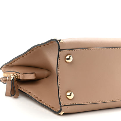 Valentino Garavani Vitello Rockstud Dome Shopper Alpaca 6 of 12