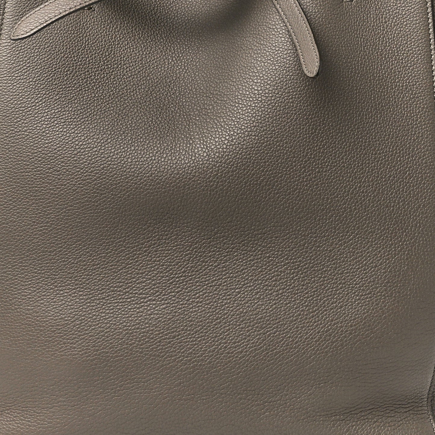 Soft Grained Calfskin Medium Belt Cabas Phantom Taupe