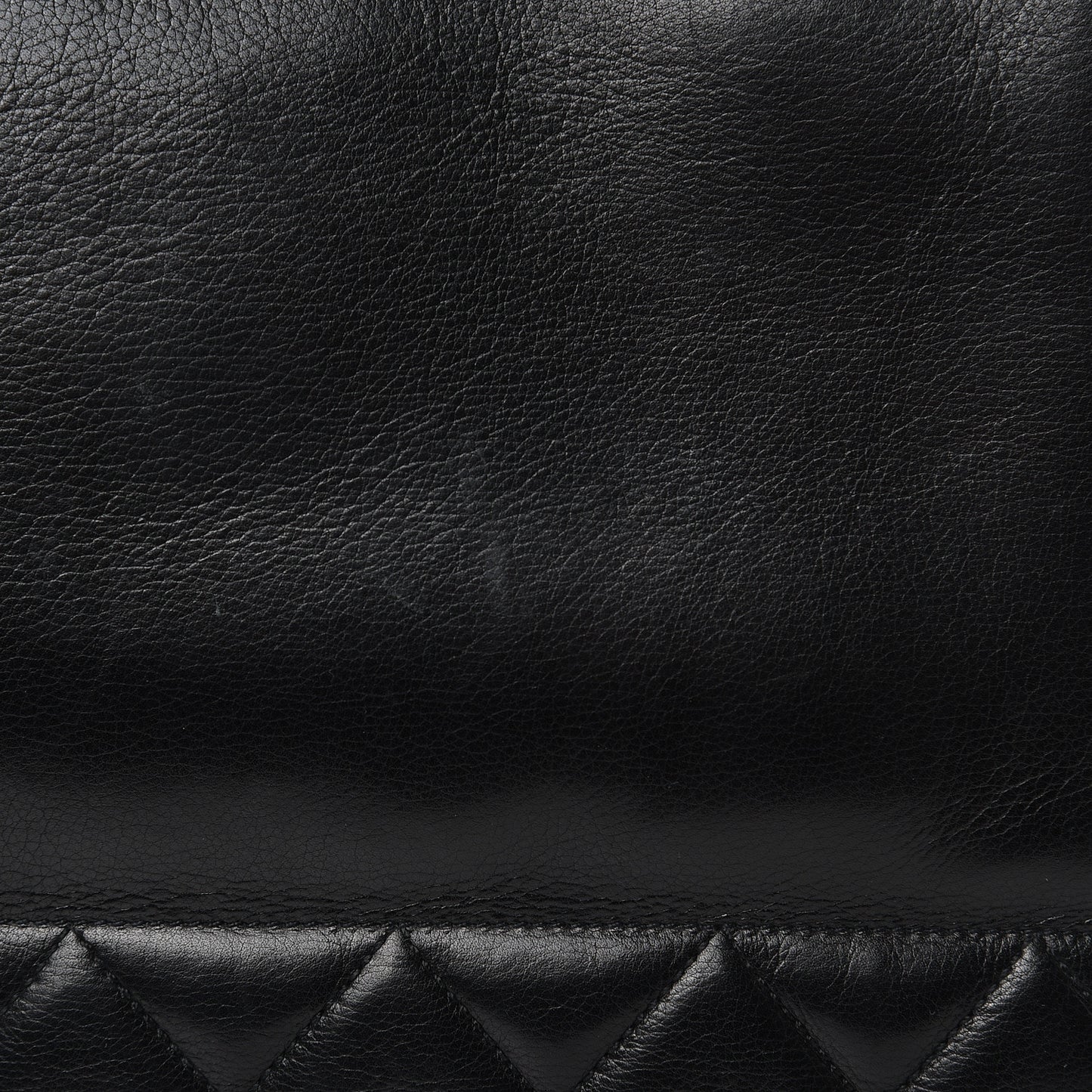 Lambskin Quilted Shoulder Bag Black