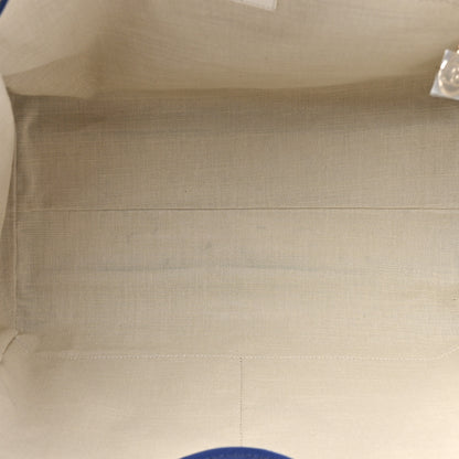 Chanel Mixed Fibers Medium Deauville Tote Blue 5 of 12