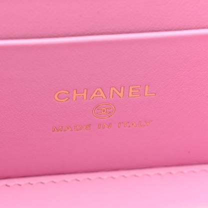 Chanel Caviar Quilted Top Handle Pocket Vanity Case Lilac 6 of 10