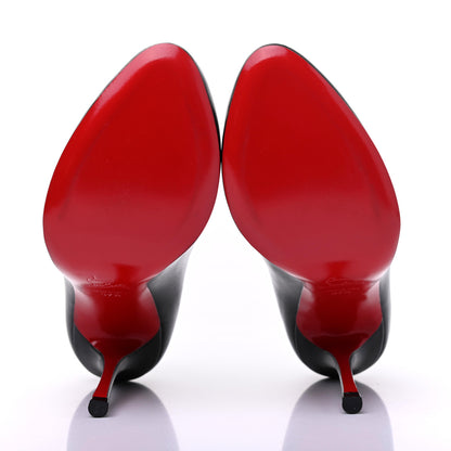 Christian Louboutin Shiny Nappa Toot Couverte 100 Pumps 37.5 Black 5 of 9