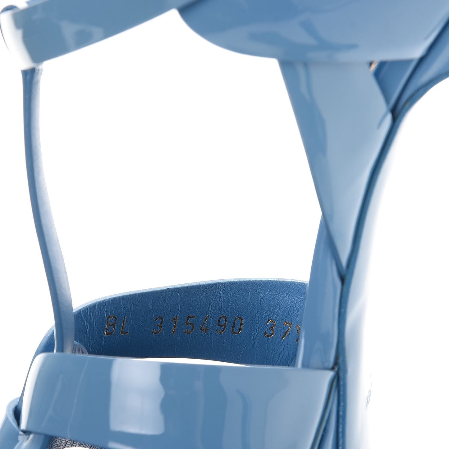 Patent Tribute 75 Platform Sandals 37.5 Blue Royal