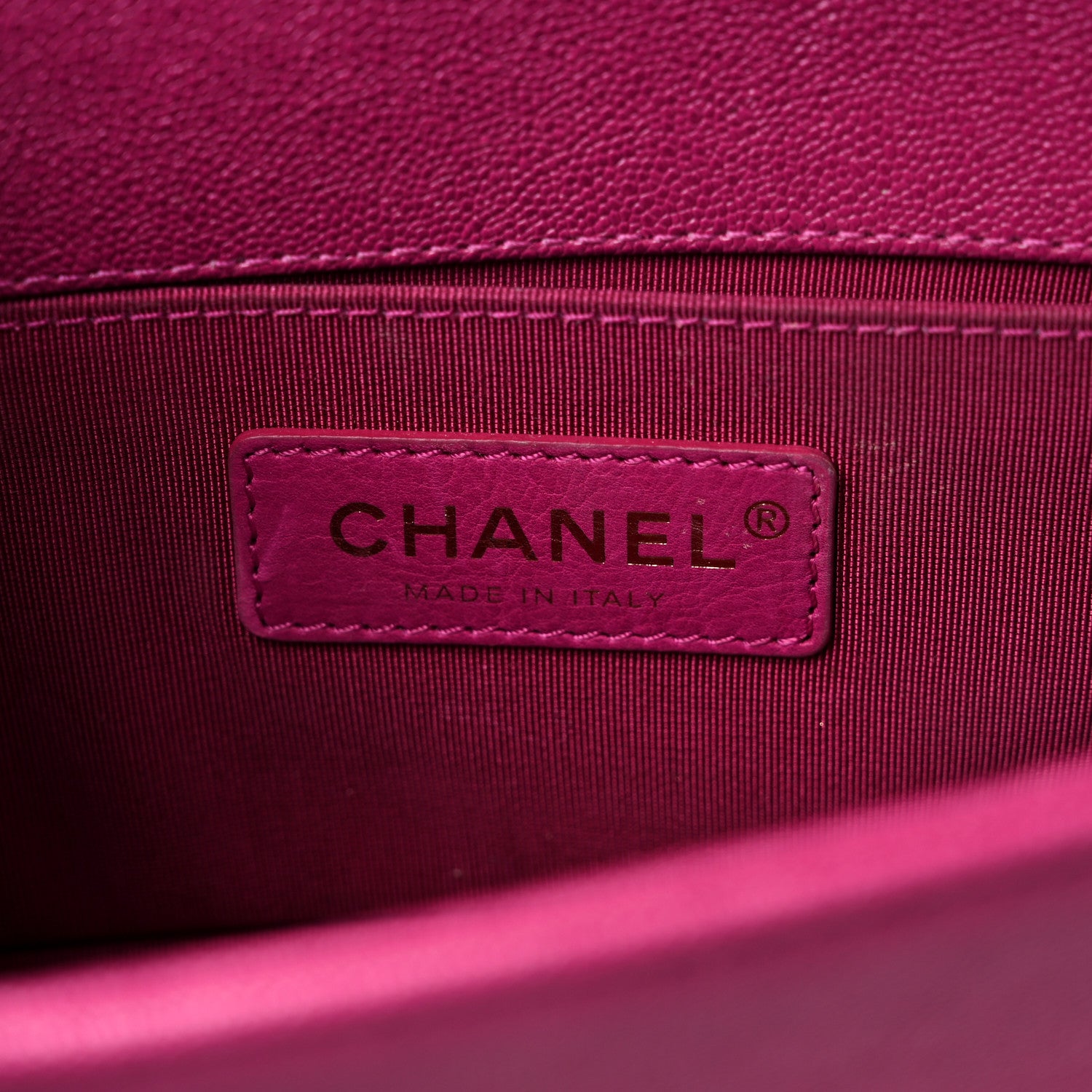 Chanel Caviar Quilted Small Boy Flap Fuchsia 6 of 11