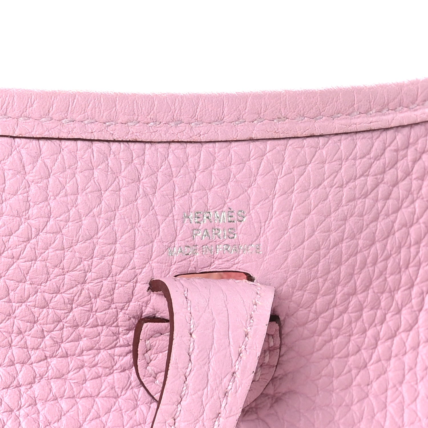 Hermes Taurillon Clemence Evelyne TPM Mauve Sylvestre 7 of 10