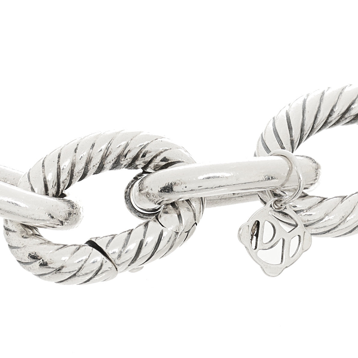 Sterling Silver 17mm Extra Large Oval Link Bracelet