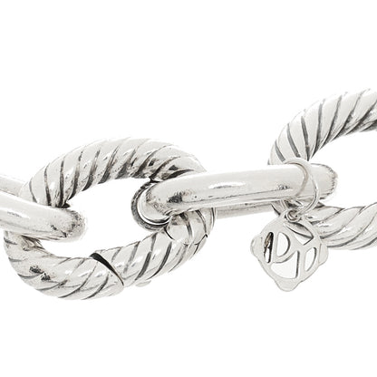 David Yurman Sterling Silver 17mm Extra Large Oval Link Bracelet 2 of 3