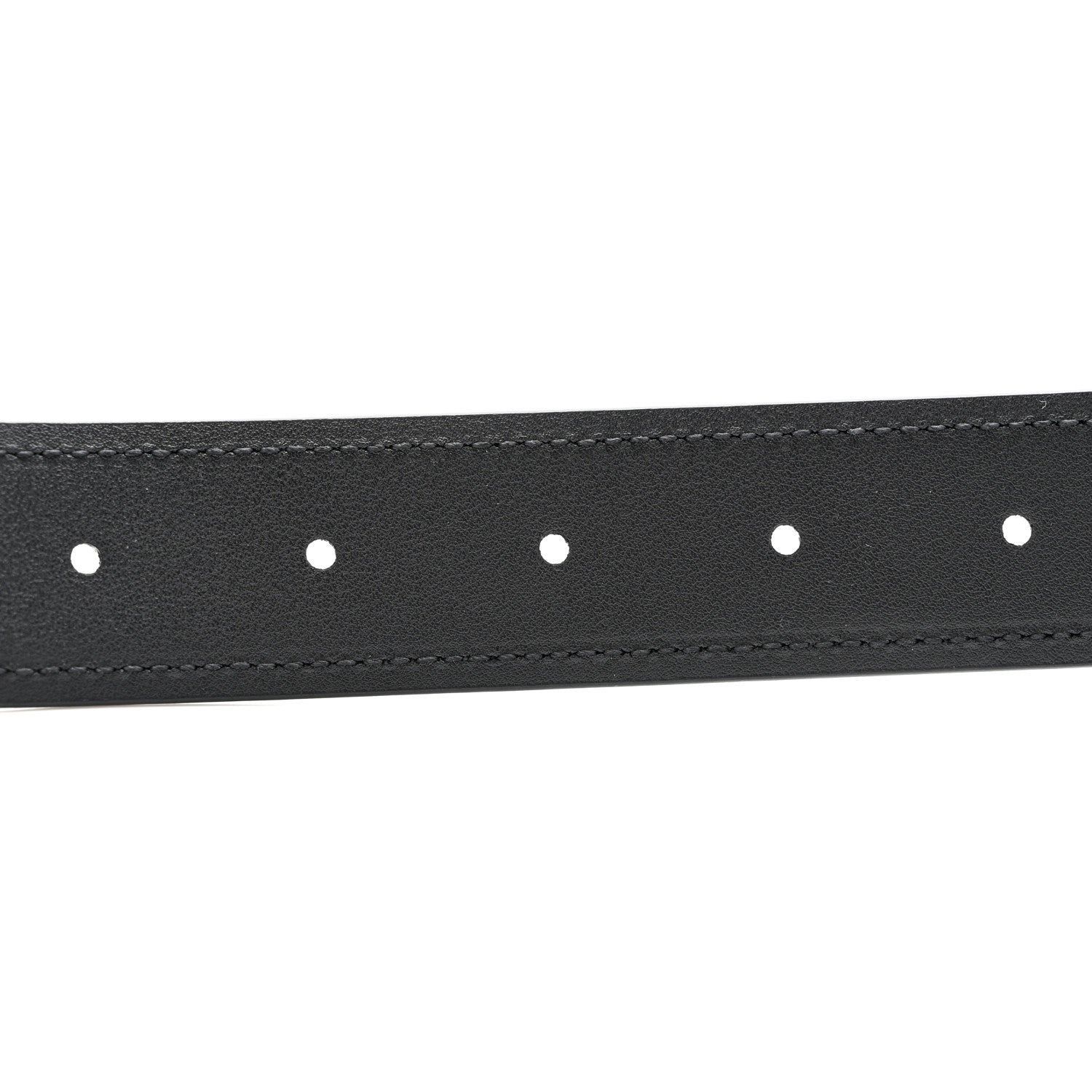Gucci Ciny Lux Calfskin Blondie 30mm Belt 75 30 Black 4 of 5