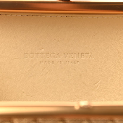 Bottega Veneta Intreccio Oro Bruciato Knot Clutch 6 of 8