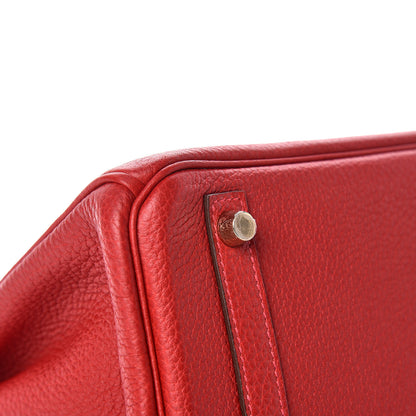 Hermes Togo Birkin 30 Rouge Casaque 12 of 30