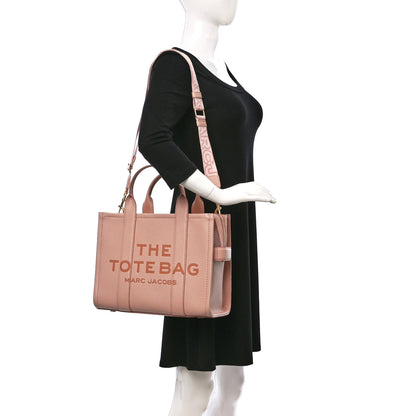 Marc Jacobs Grained Calfskin Medium The Tote Bag Rose Dust 2 of 9