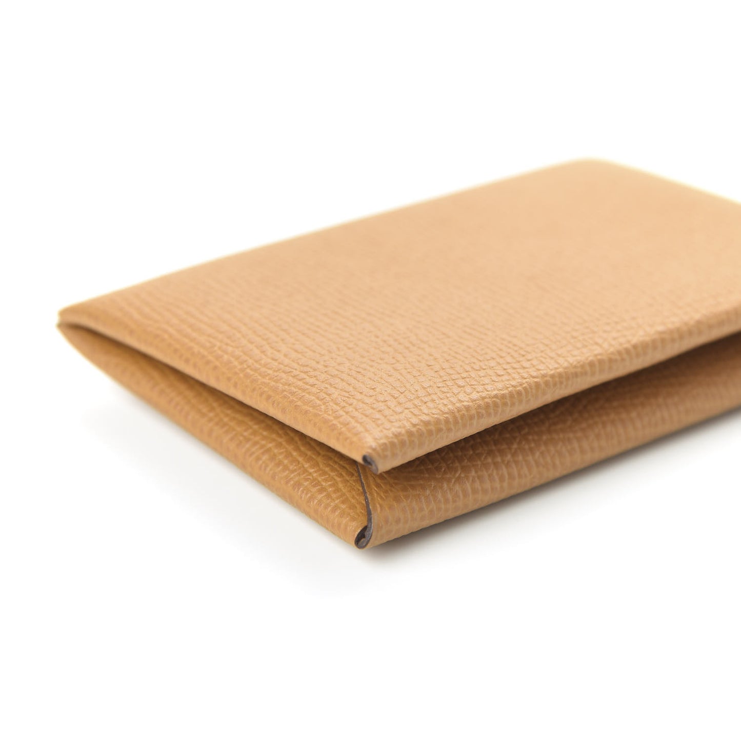 Epsom Calvi Card Case Sesame