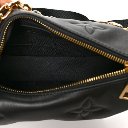 Louis Vuitton Calfskin Bubblegram Over The Moon Black 5 of 9