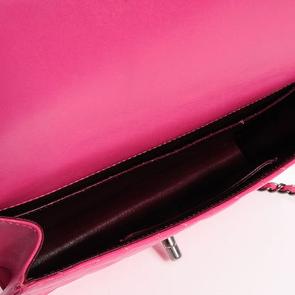 Chanel Lambskin Quilted Medium Crossing Times Flap Pink 6 of 7