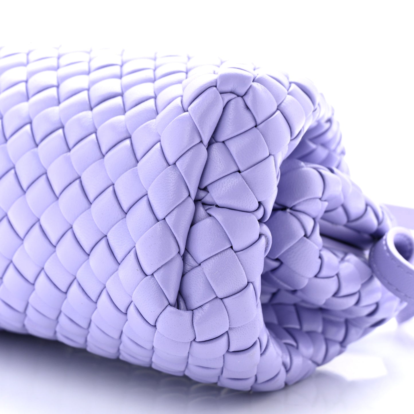 Nappa Intreccio Mini Padded Handle Bag Wisteria
