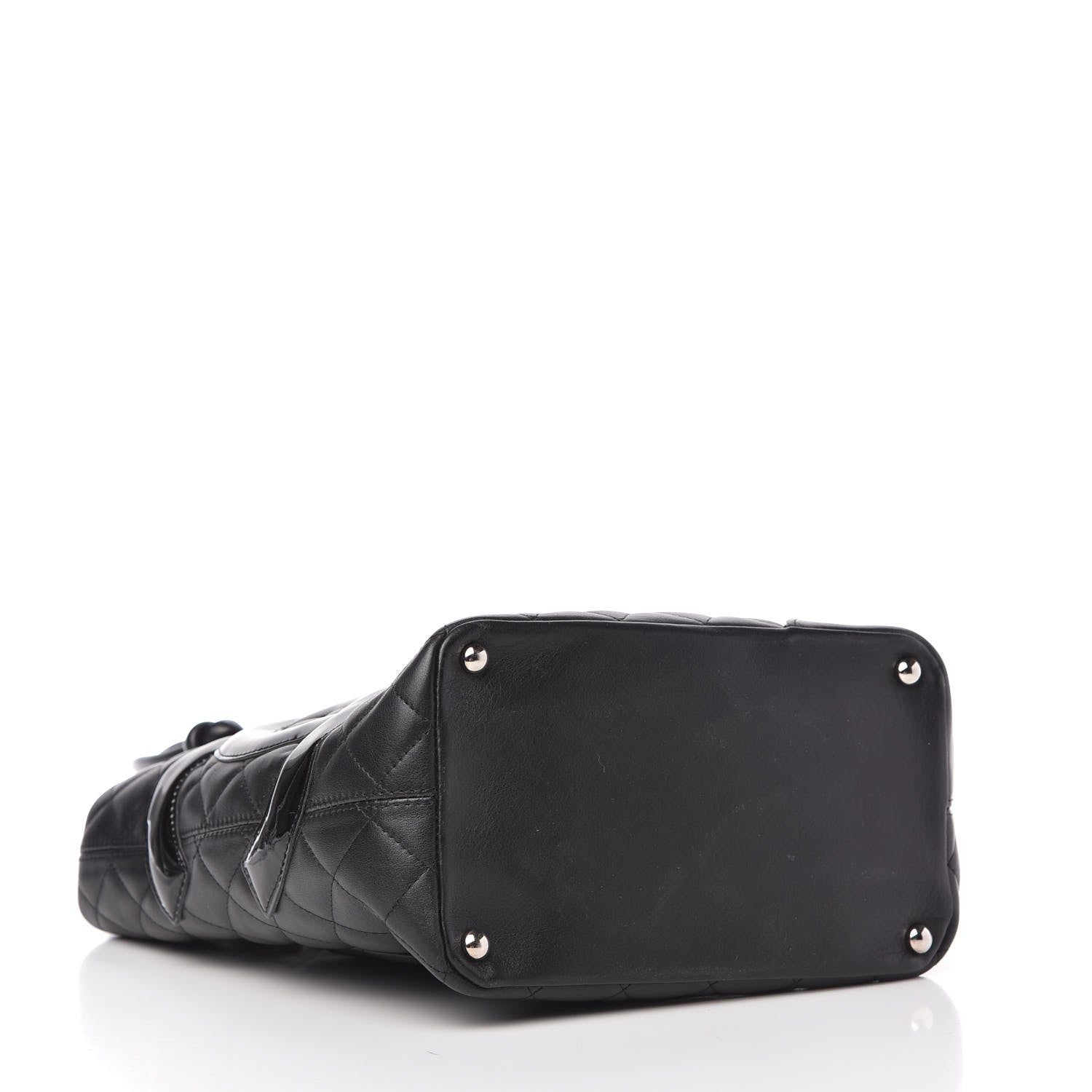Chanel Calfskin Quilted Medium Cambon Tote Black 4 of 10