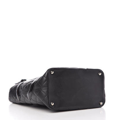 Chanel Calfskin Quilted Medium Cambon Tote Black 4 of 10