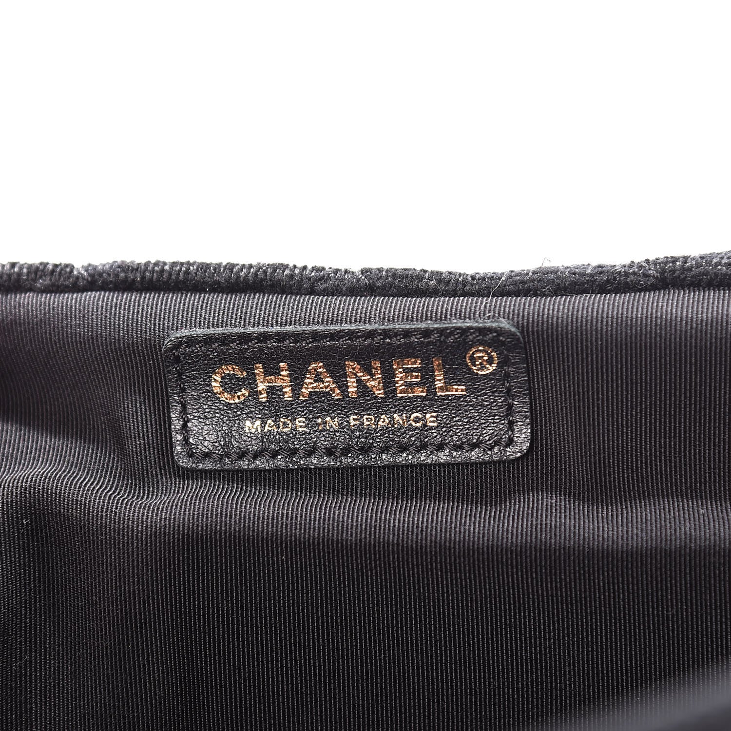 Chanel Velvet Camellia Stamped XXL Travel Flap Bag Black 6 of 12