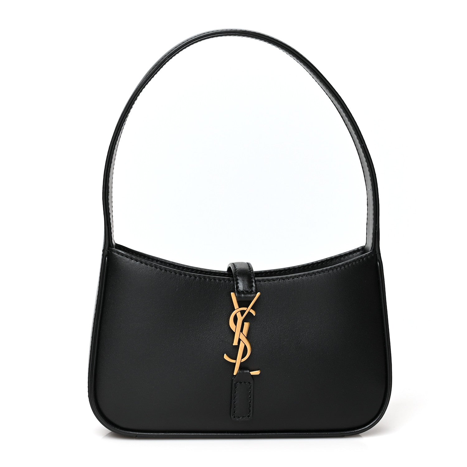 Saint Laurent Smooth Calfskin Le 5 A 7 Mini Hobo Black 1 of 10