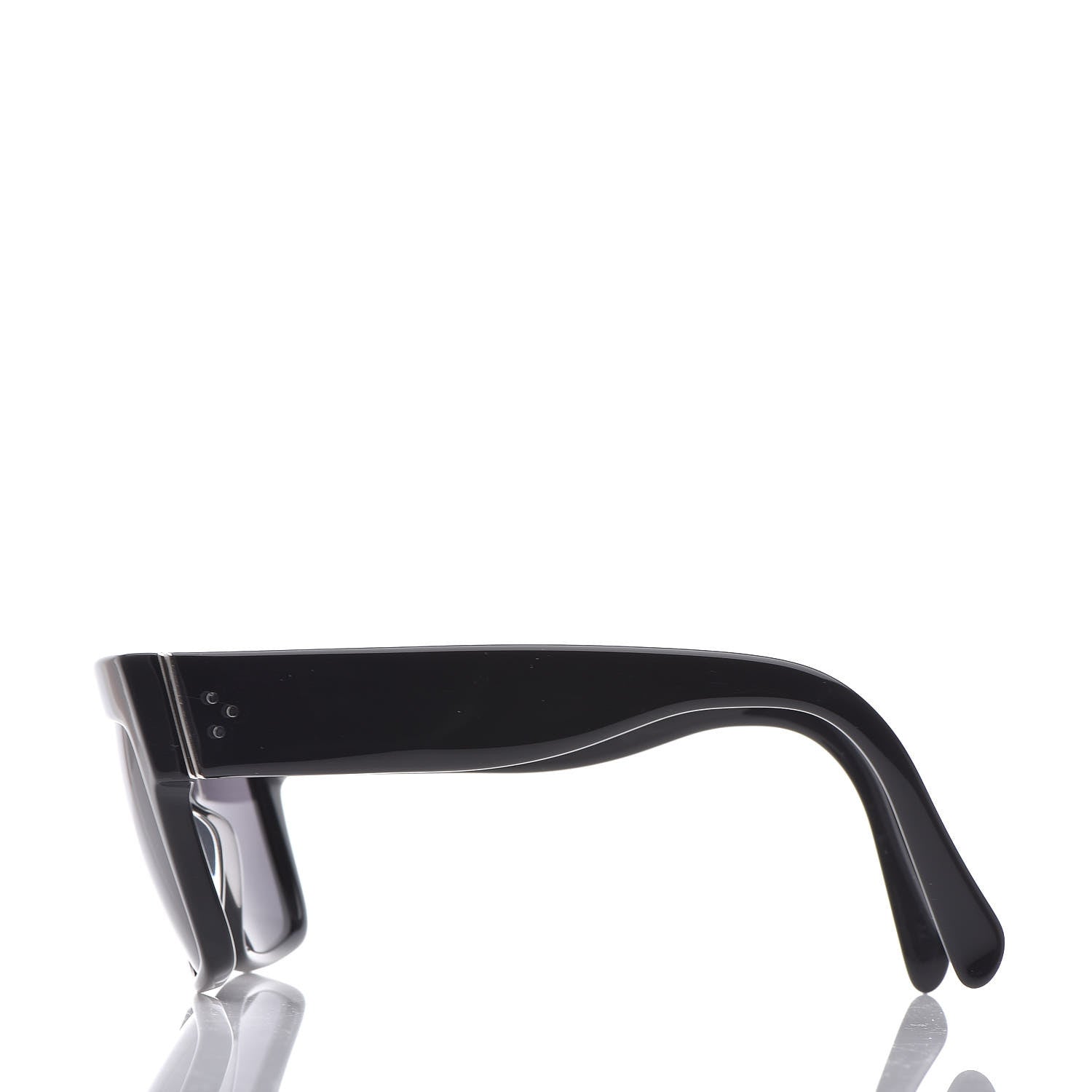 Celine Polarized ZZ Top Sunglasses CL 41756 Black 3 of 6
