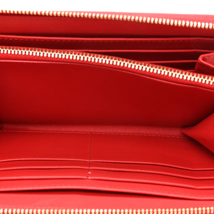 Burberry Soft Grain Elmore Zip Around Wallet Red 5 of 16