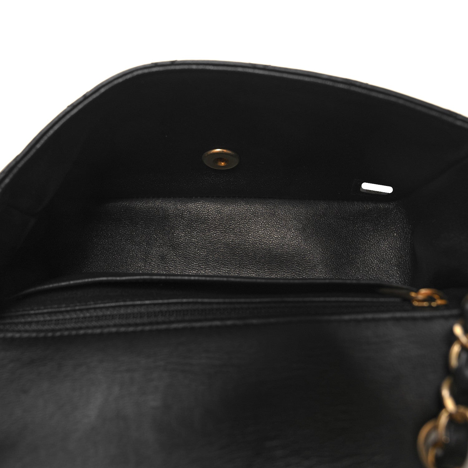 Chanel Lambskin Quilted Mini Rectangular Flap Black 5 of 10