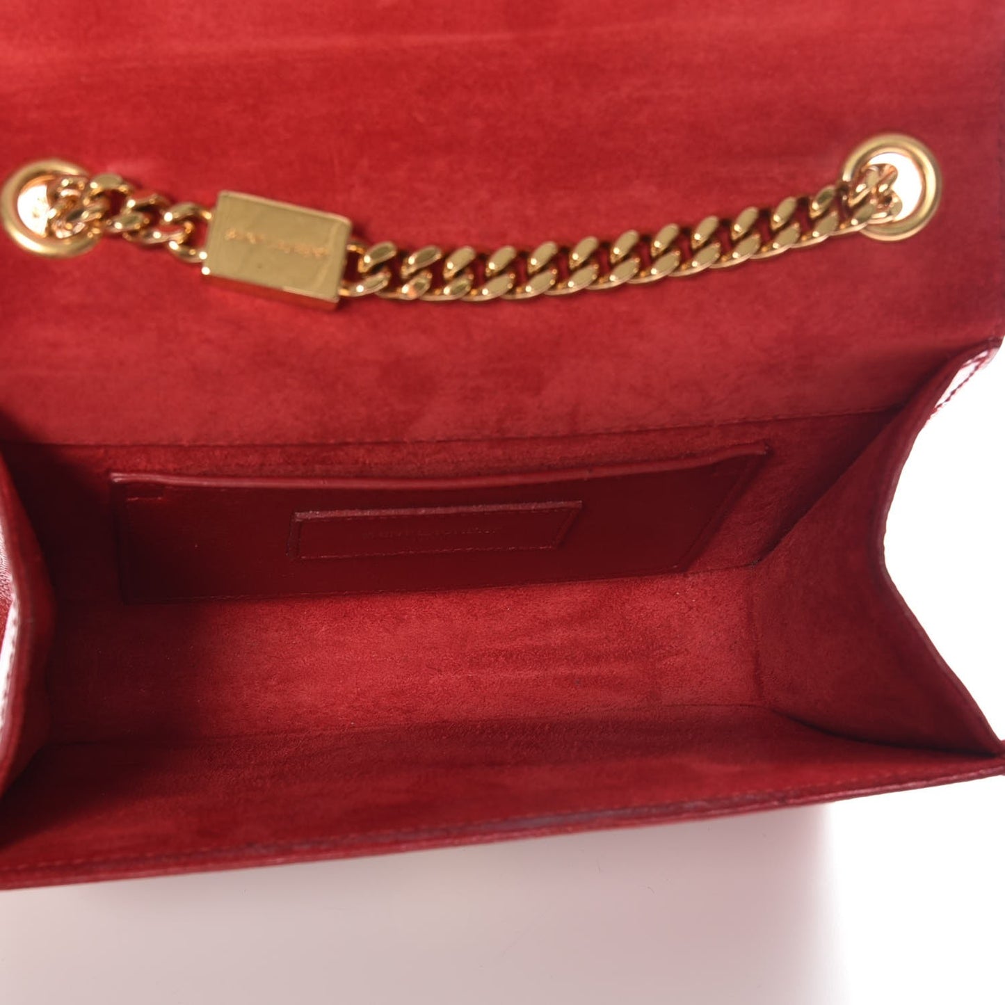 Grain De Poudre Small Monogram Kate Satchel Red