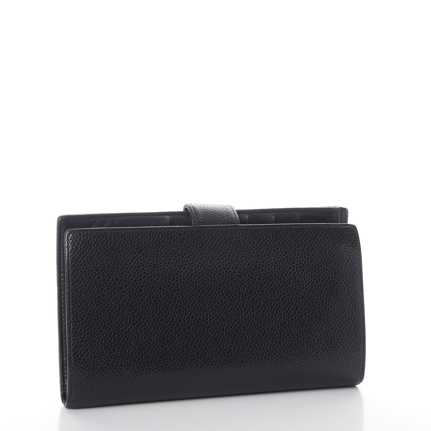 Caviar Timeless CC French Wallet Black
