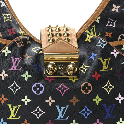 Louis Vuitton Monogram Multicolor Chrissie Black 7 of 9
