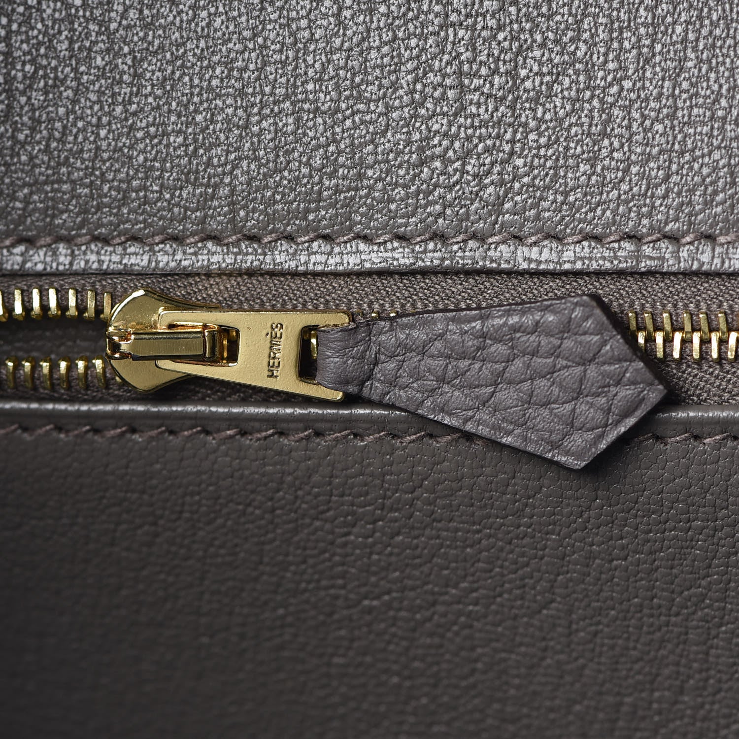 Hermes Togo Birkin 35 Etain 27 of 37