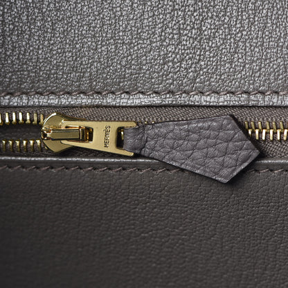 Hermes Togo Birkin 35 Etain 27 of 37