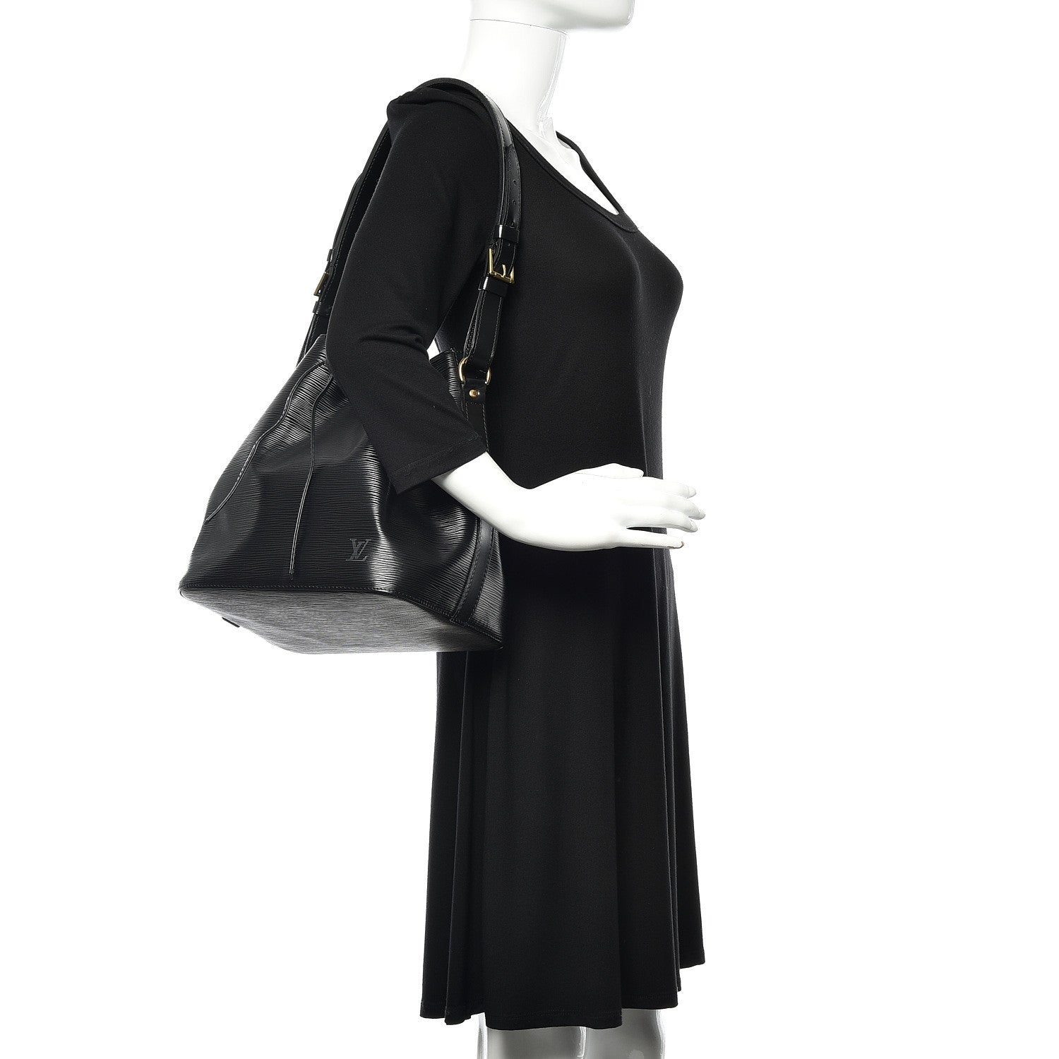 Louis Vuitton Epi Petit Noe Black 2 of 10