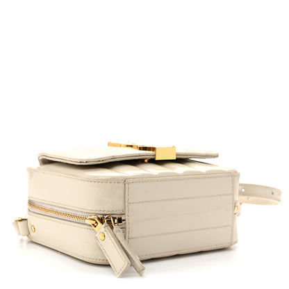 Saint Laurent Patent Matelasse Monogram Toy Vicky Camera Bag Off White 3 of 13