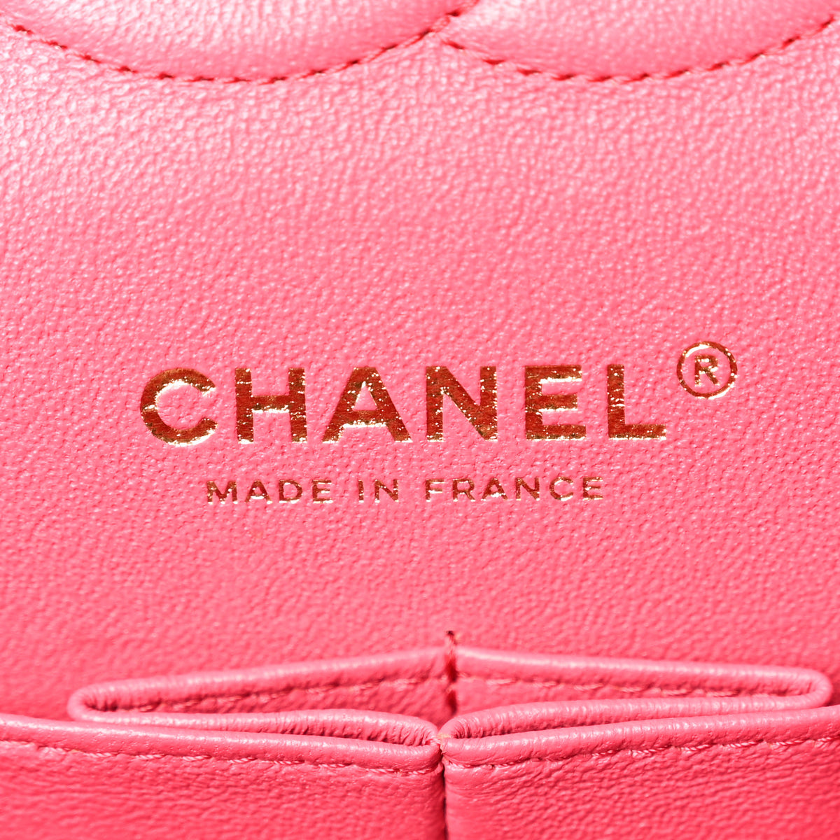 Chanel Caviar Quilted Medium Double Flap Dark Pink 6 of 10