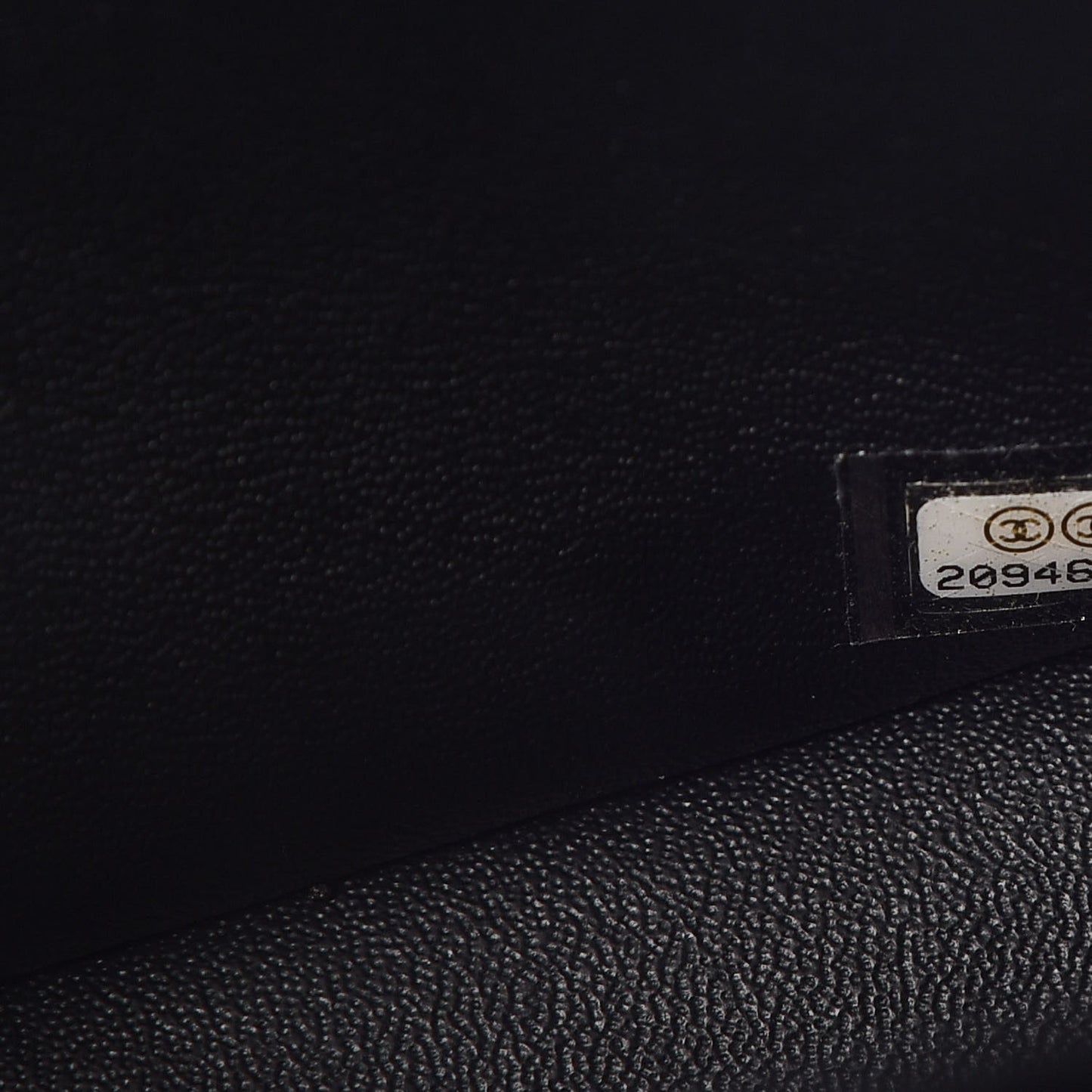 Lambskin Chevron Quilted Jumbo Double Flap So Black