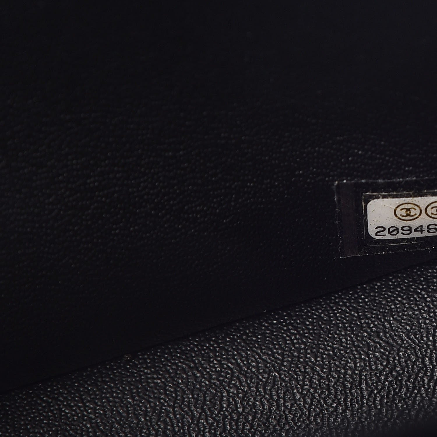 Chanel Lambskin Chevron Quilted Jumbo Double Flap So Black 8 of 9