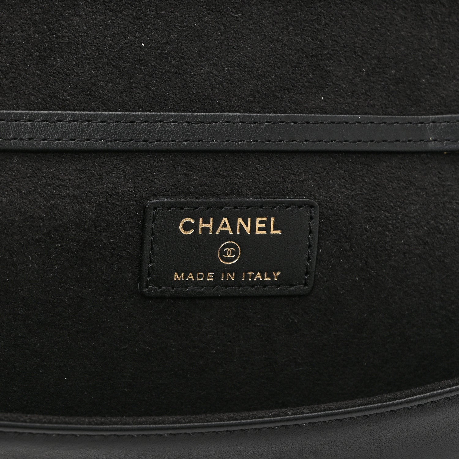 Chanel Caviar Quilted Chain Glasses Case Black 6 of 10
